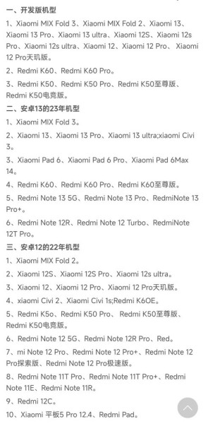 Introduction to the second batch of upgrade list of Xiaomi ThePaper OS