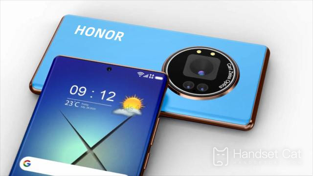 Honor Magic 5 Pro-Renderings belichtet, ausgestattet mit Carl-Zeiss-Objektiv!