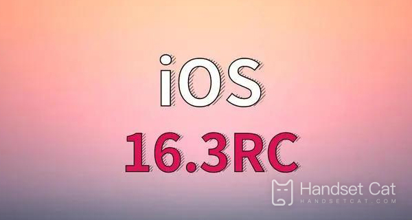 Introdução ao tempo de lançamento da versão iOS 16.3 RC