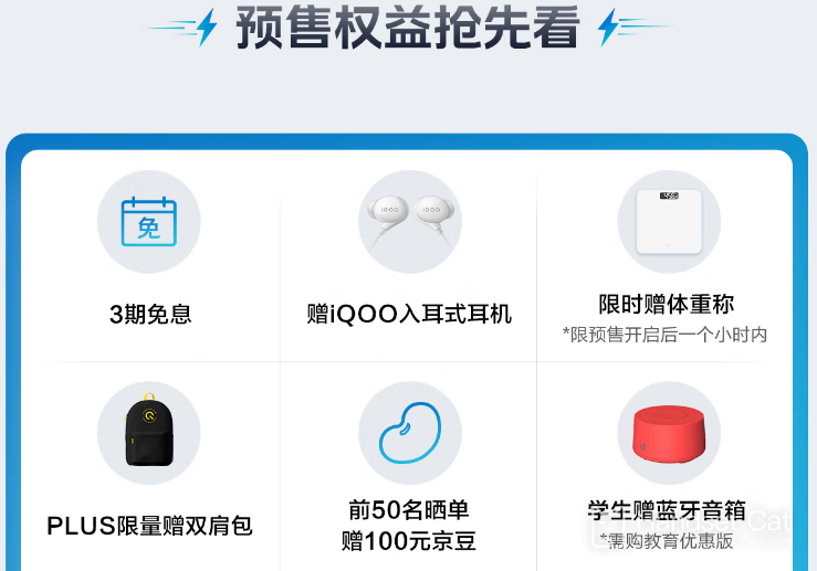 iQOO Z7系列預售期有贈品嗎