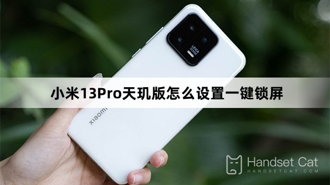 Xiaomi Mi 13 Pro Dimensity Edition でワンクリック画面ロックを設定する方法