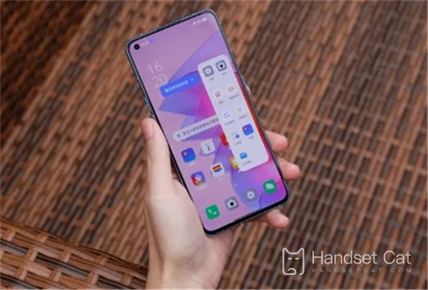 How to set the desktop time for OPPO reno8