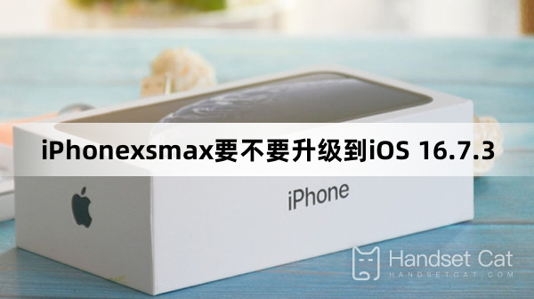 iPhonexsmax를 iOS 16.7.3으로 업그레이드해야 합니까?