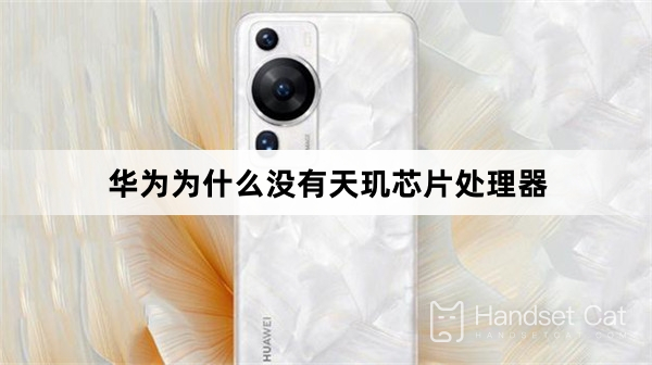 Huawei에 Dimensity 칩 프로세서가 없는 이유는 무엇입니까?