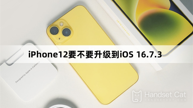 iPhone 12はiOS 16.7.3にアップグレードする必要がありますか?