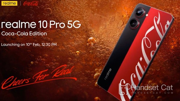 Realme Coca-Cola co-branded mobile phone will be released on February 10