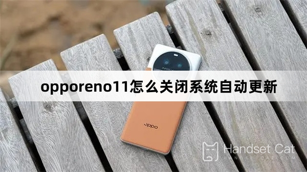 วิธีปิดการอัปเดตระบบอัตโนมัติใน opporeno11