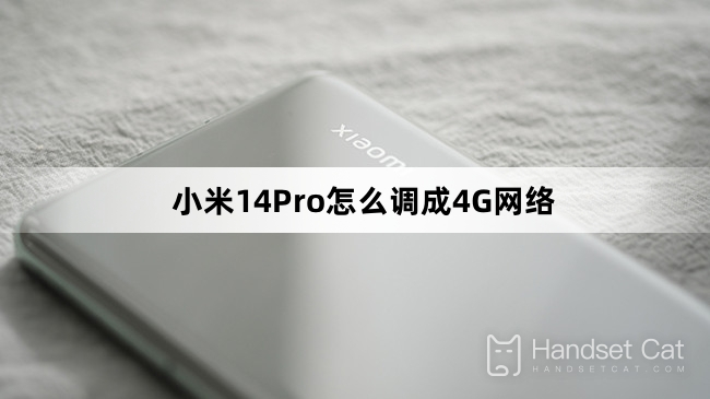 How to adjust Xiaomi 14Pro to 4G network