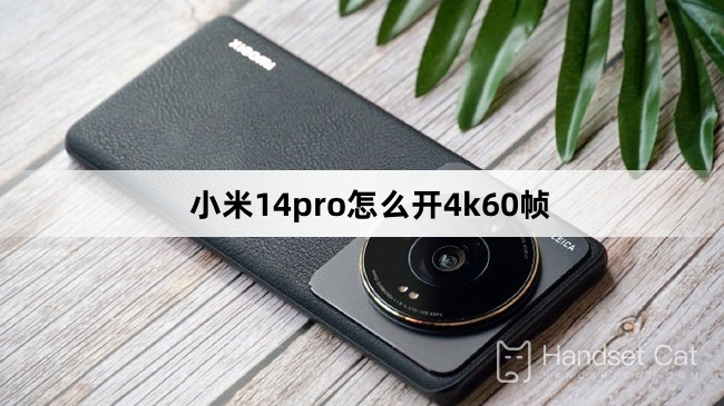 小米14pro怎麼開4k60幀