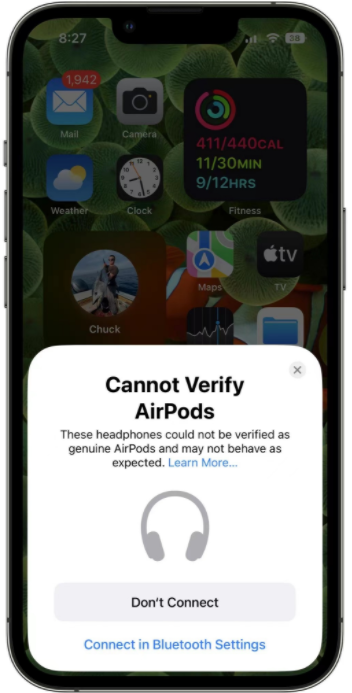 iOS16에서 가짜 AirPod를 감지하는 방법