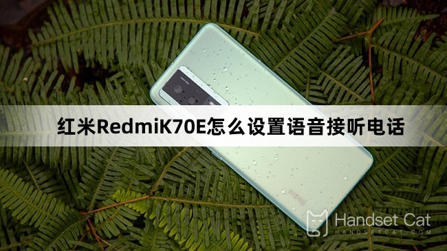 How to set up voice to answer calls on Redmi K70E