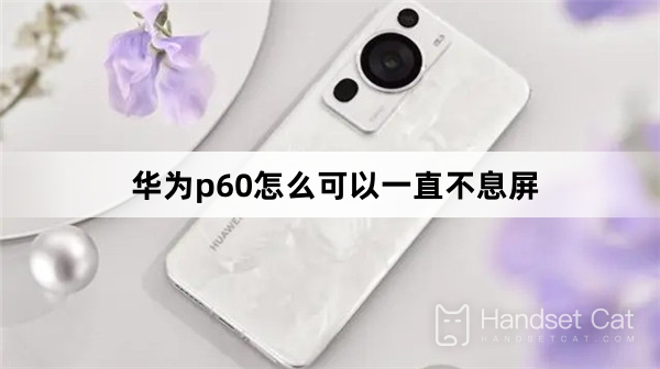 ¿Cómo puede el Huawei p60 mantener la pantalla apagada?