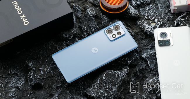 Motorola Moto X40에 삼성 화면이 있나요?