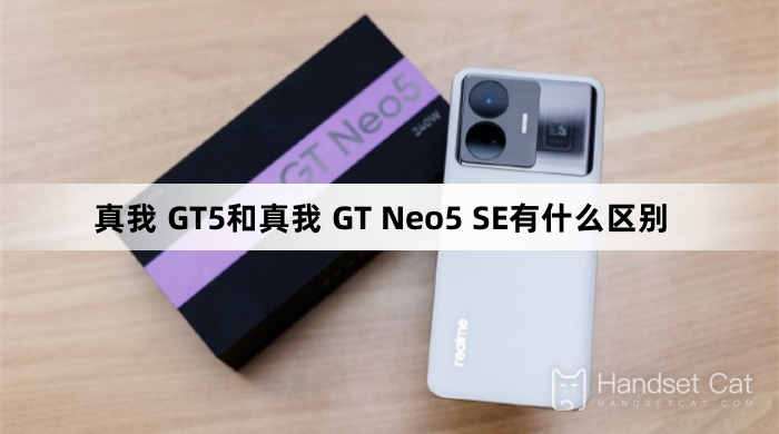 What is the difference between Realme GT5 and Realme GT Neo5 SE?