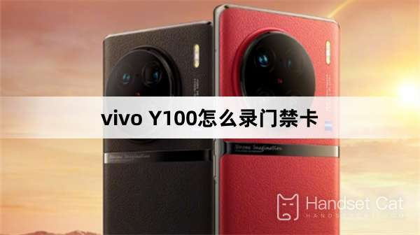 vivo Y100にアクセスカードを記録する方法