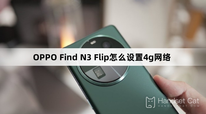 OPPO Find N3 Flip怎麼設定4g網絡