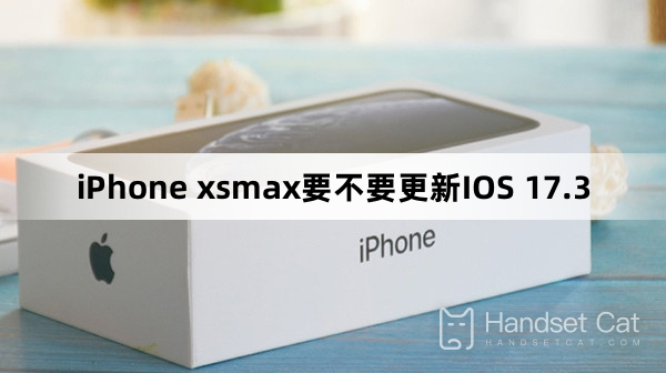 iPhone XSmax를 IOS 17.3으로 업데이트해야 합니까?