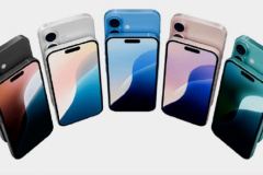 What is the peak brightness of the iPhone 16 screen?