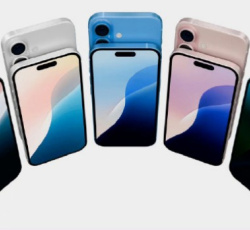 What is the peak brightness of the iPhone 16 screen?