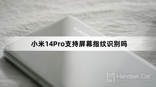 Does Xiaomi 14Pro have screen fingerprint recognition?