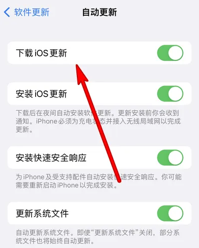 IPhone 14 Turn off Automatic System Update Tutorial