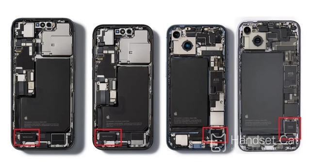 iPhone 14 Plus內部拆解：震動馬達屬同系列最大