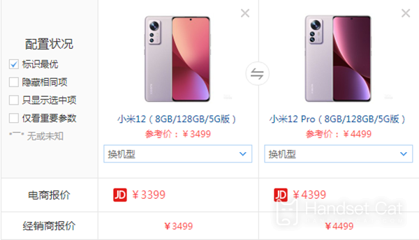 Xiaomi 12和Xiaomi 12 Pro區別介紹