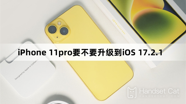 L'iPhone 11pro doit-il être mis à niveau vers iOS 17.2.1 ?