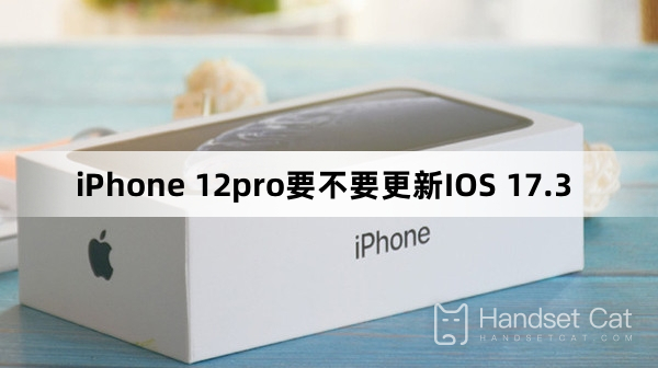 Should iPhone 12pro be updated to IOS 17.3?