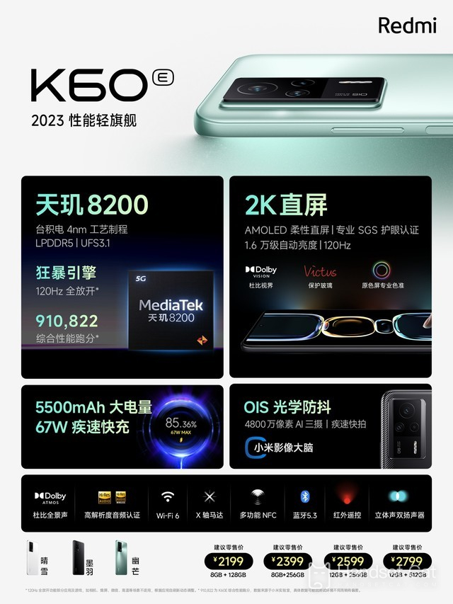 Redmi K60 시리즈 기자간담회 ​​요약, 성능이 정말 강력합니다!