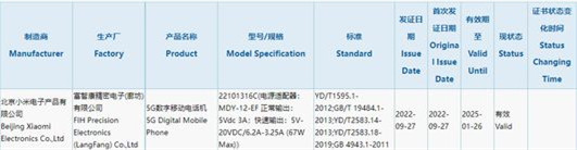 Xiaomiの新しい携帯電話が正式にインターネット上に登場、コードネームM16Uがまもなくリリースされる