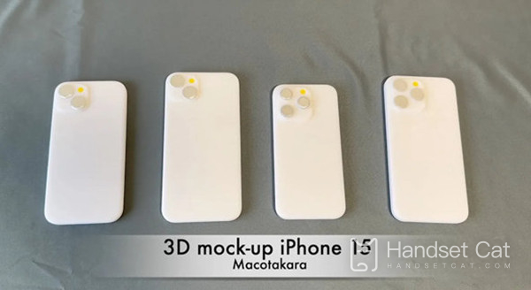 Quatro modelos impressos em 3D da série iPhone 15 são lançados, todos os modelos vêm com Smart Island como padrão