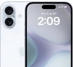 What sensor is the main camera of iPhone 16?