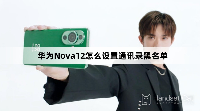 Huawei Nova12でアドレス帳ブラックリストを設定する方法