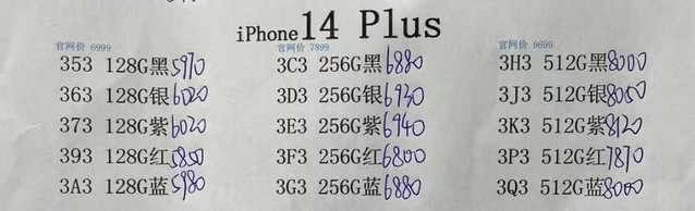 iPhone 14 Plusが再び下落し、スポット価格は2,000元下落しました。