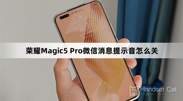 Honor Magic5 Pro에서 WeChat 메시지 알림 소리를 끄는 방법