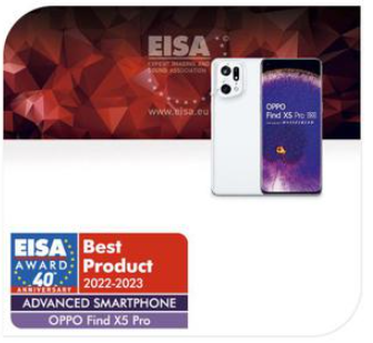Tin tốt!OPPO Find X5 Pro đã giành được Giải thưởng EISA Châu Âu.