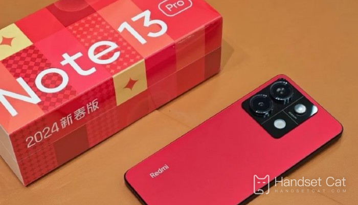 Redmi Note 13 Pro 2024 Edição de Ano Novo chegou!Cor vermelha de ano novo novinho em folha