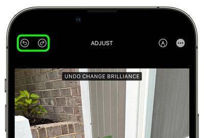 iPhone 14 प्रोमैक्स पर फ़ोटो में व्यक्तिगत संपादनों को पूर्ववत और पुनः कैसे करें