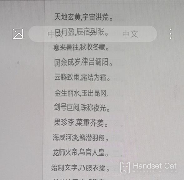 Huawei nova 10z Extraction of Chinese Characters in Pictures Tutorial