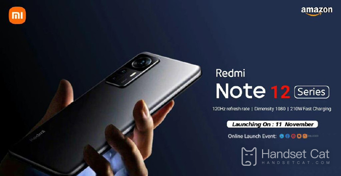 The appearance of Redmi Note12 is revealed, with a new main camera of 200 million pixels!