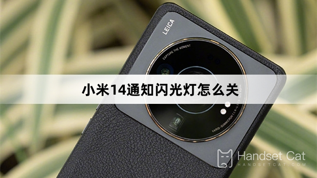 Cách tắt đèn flash thông báo trên Xiaomi Mi 14