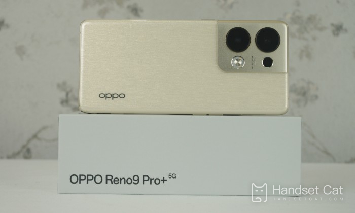 Quel est le matériau de la coque arrière de l'OPPO Reno9 Pro+ ?