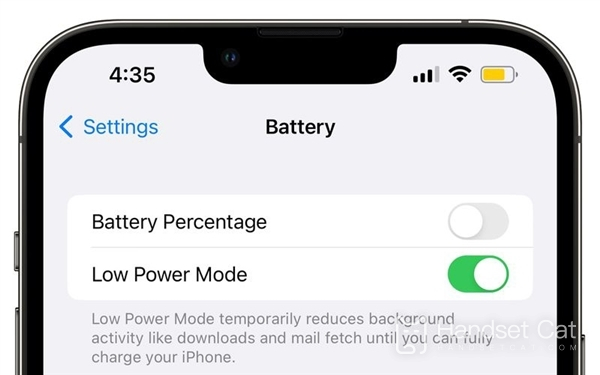Summary of models that do not support the iOS16 power percentage function