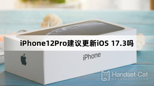 iPhone12Pro용 iOS 17.3 업데이트를 권장하나요?