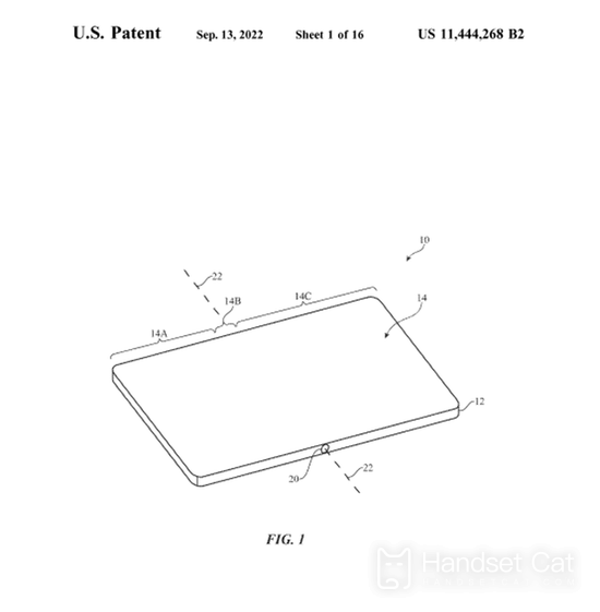 Apple folding model news exposure, new patent shows that the folding iPhone can 