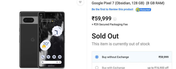 การสั่งซื้อล่วงหน้าสำหรับซีรีย์ Pixel 7 ของ Google ในอินเดียกำลังมาแรง แต่สินค้าหมด