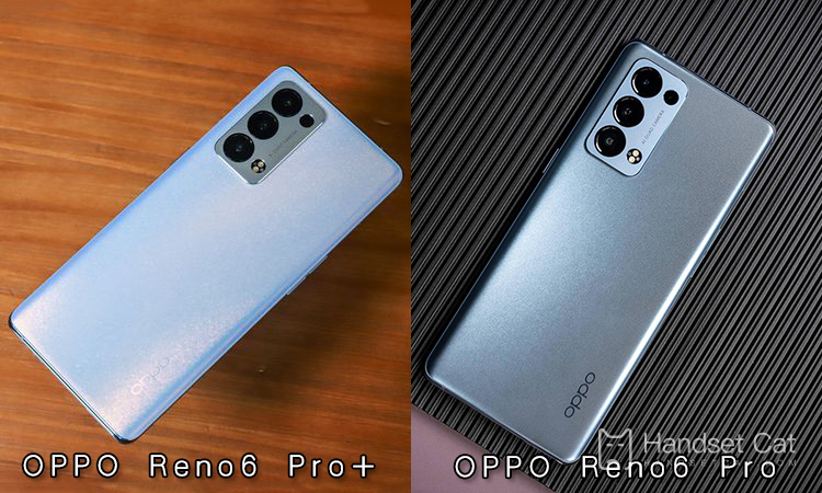 What are the differences between OPPO Reno6 Pro and OPPO Reno6 Pro+