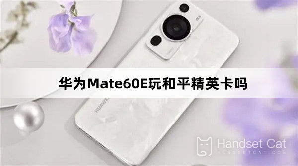 Does Huawei Mate60E play with Peace Elite card?
