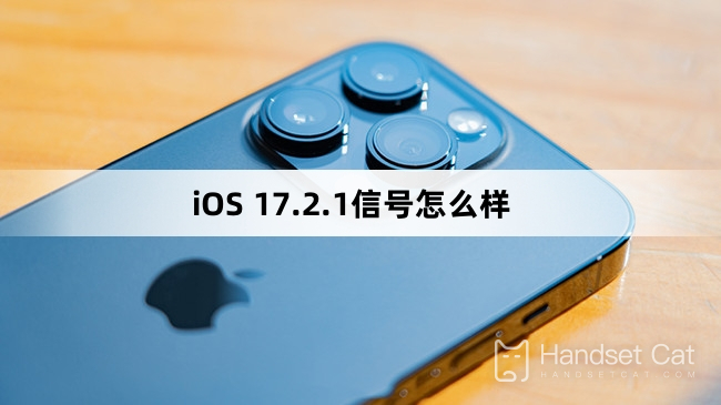 iOS 17.2.1の信号はどうですか？